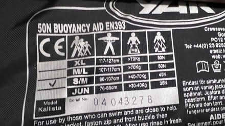 Photo of free Small life jacket (Colchester CO4) #2