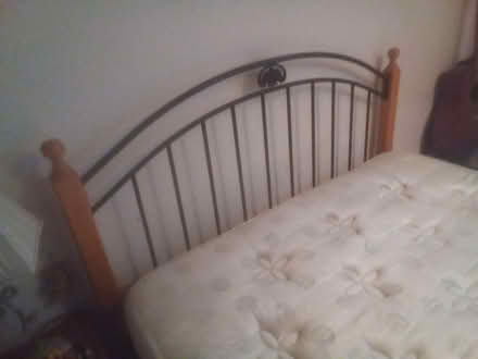 Photo of free Double bed frame (Currie EH14) #3