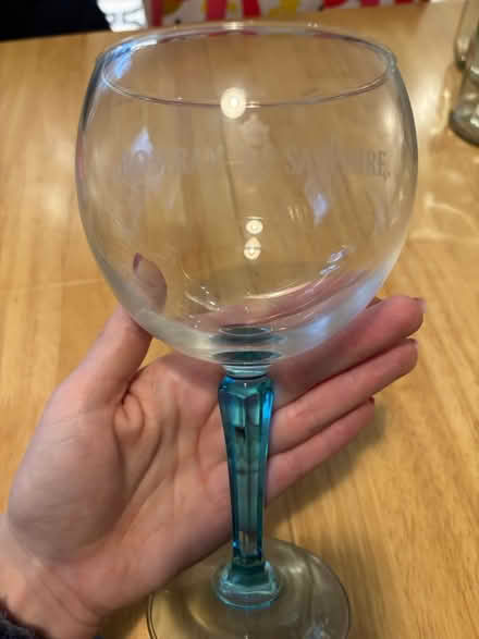 Photo of free Bombay Sapphire gin goblet (Balham, SW12) #3