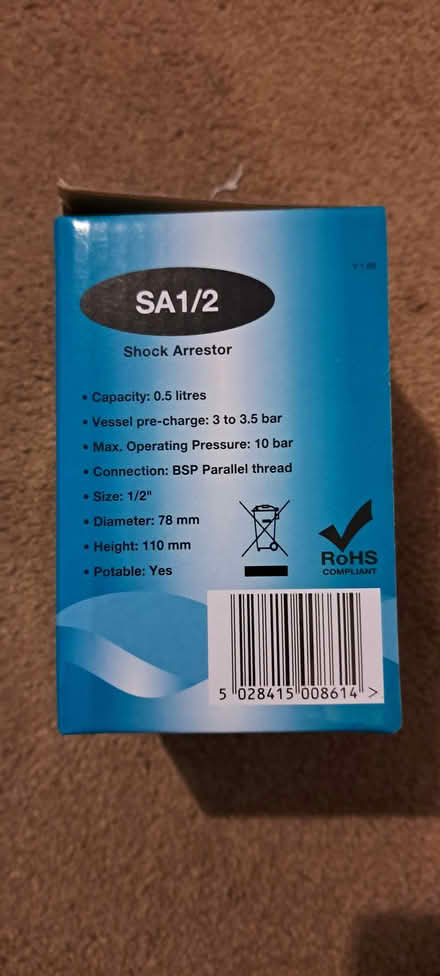 Photo of free Shock arrestor (Poolbrook WR14) #2