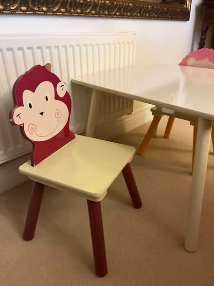 Photo of free Children table with chairs (Marcham OX13) #2