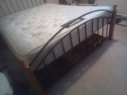Photo of free Double bed frame (Currie EH14) #2
