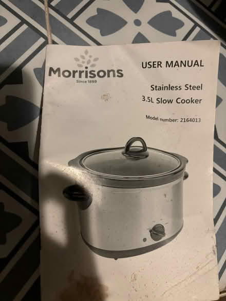 Photo of free Slow Cooker (Stockport) #3
