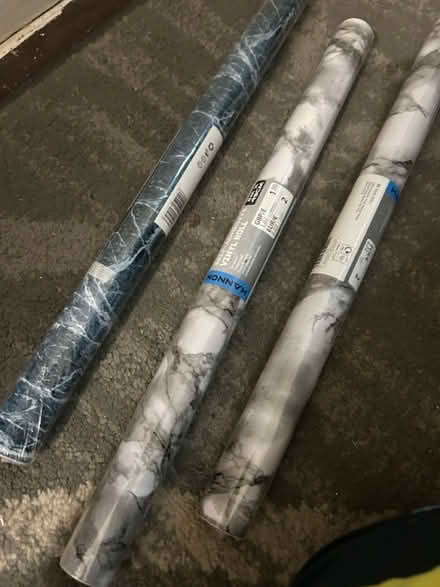 Photo of free Vinyl sticky back rolls x 3 (SW9) #1
