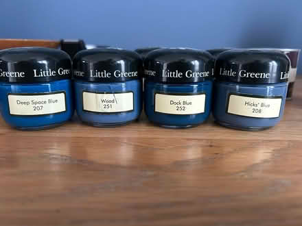 Photo of free Sample paint pots - blue varieties (W13) #1
