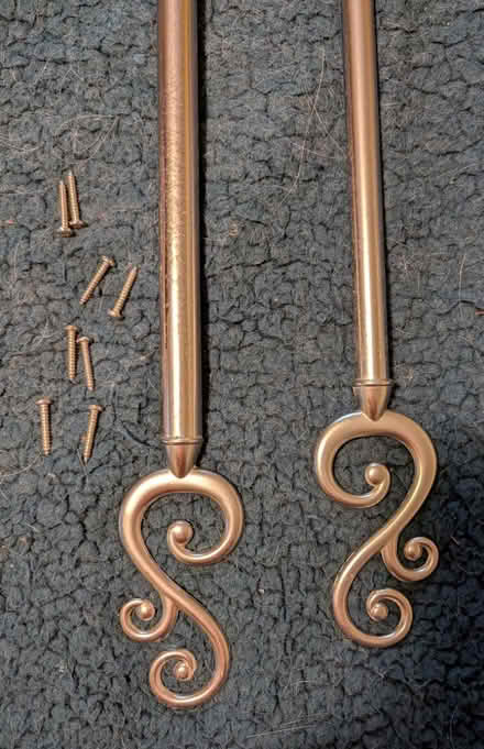 Photo of free 2 Curtain rods 45" max adjustable (Seattle Bitter Lake) #3