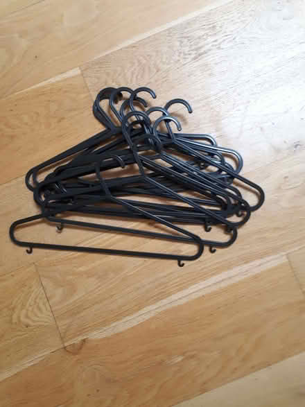 Photo of free 12 plastic coat hangers (Dulwich SE21) #1
