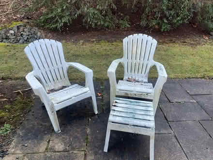 Photo of free Plastic Adirondack Chairs (Clinton) #1