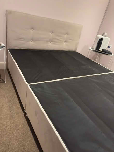 Photo of free Double Bed Frame divan headboard (Encliffe ecclesall S11) #1