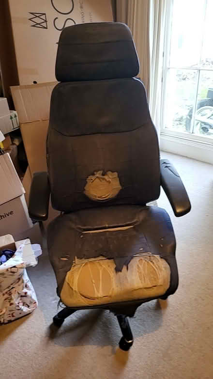 Photo of free Office chair (seen better days!) (Cheltenham GL53) #1
