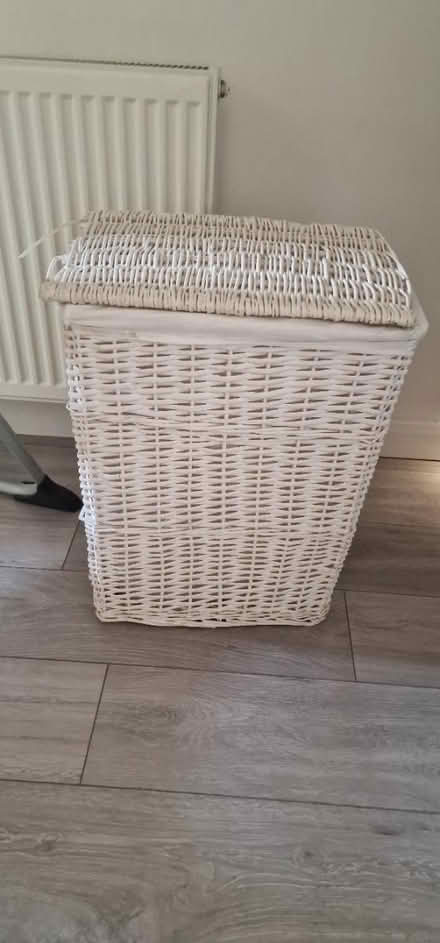 Photo of free Wicker laundry basket (E17) #2