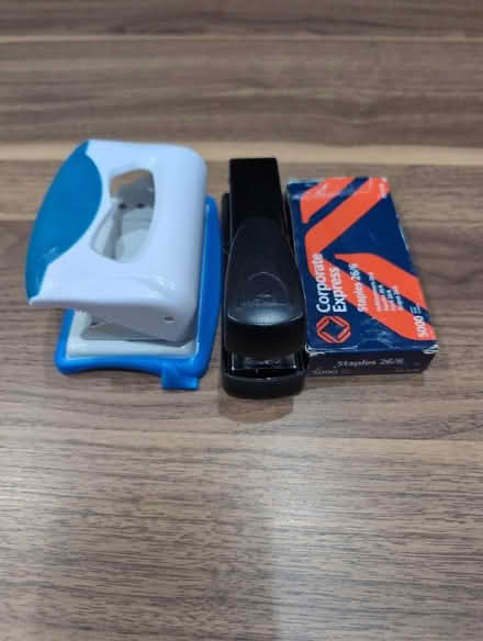 Photo of free Hole punch, stapler & staples (Millwall E14) #1