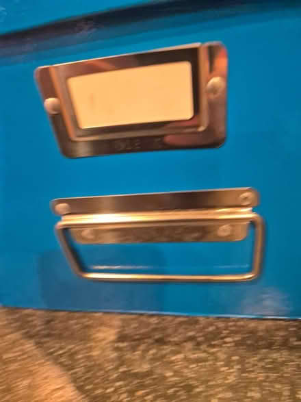 Photo of free Royal blue storage box (Yeadon LS19) #4