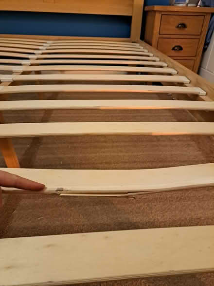 Photo of free Oak bed frame, double (Littlemore, OX4) #4
