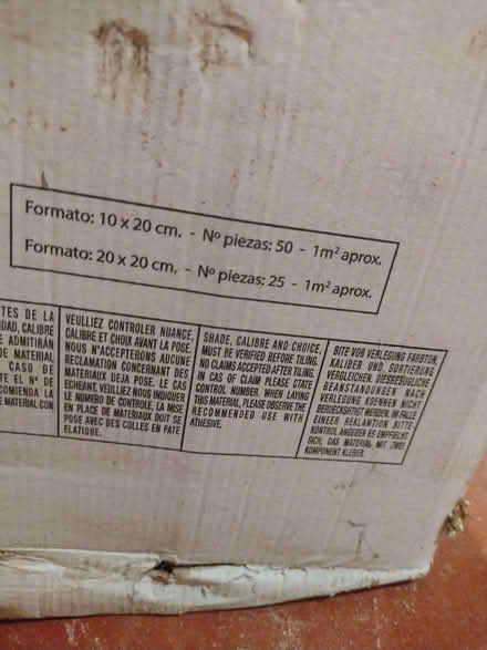 Photo of free Wall tiles (Kettering) #2