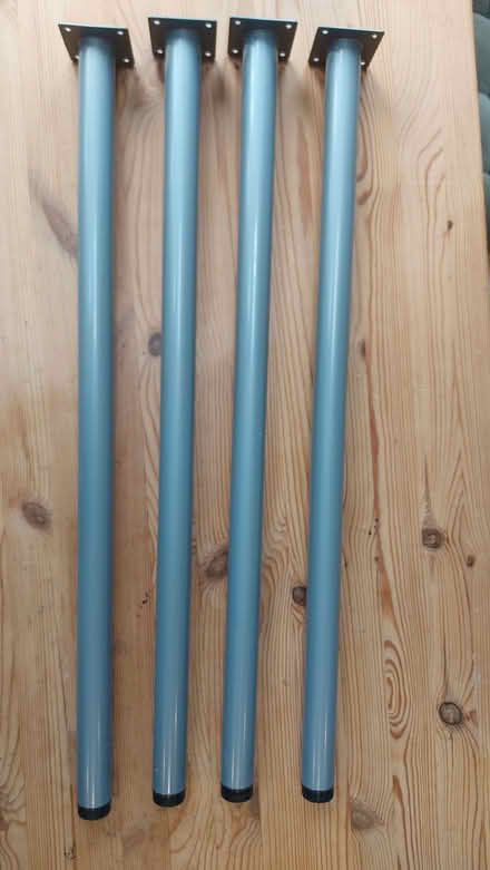Photo of free Metal Desk/table legs (Aldrington BN3) #1