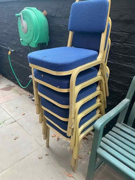Photo of free Stacking dinning chairs x6 (Bidston Hill CH43) #2