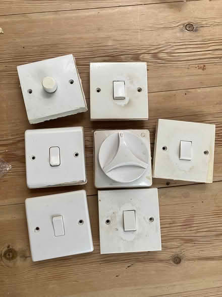 Photo of free 5 light switches 2 dimmers (Chichester) #1