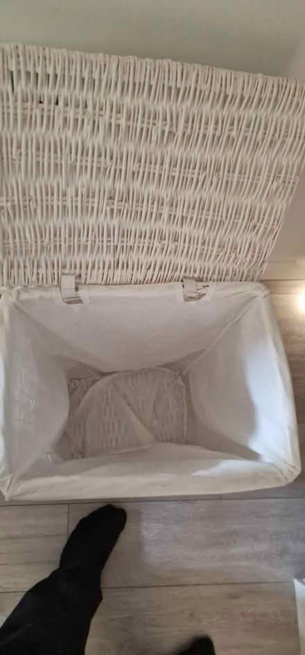 Photo of free Wicker laundry basket (E17) #1