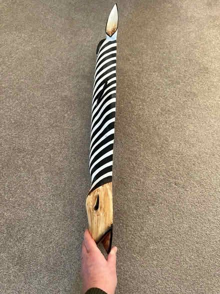 Photo of free Wooden Zebra Wall Art (Blaby) #2