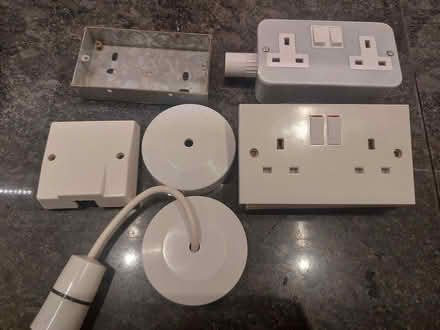Photo of free Various electrical fittings (Aldrington BN3) #1