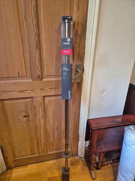 Photo of free Graphite grey 120cm Curtain pole (Yeadon LS19) #1