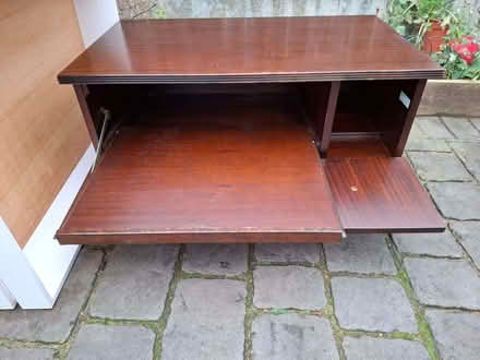 Photo of free mahogany tv bench with storage (Foots Cray DA14) #2