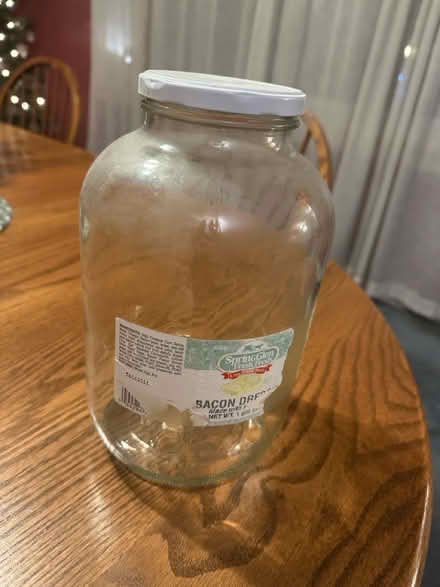 Photo of free 1 Gallon glass jar with lid (Akron) #1