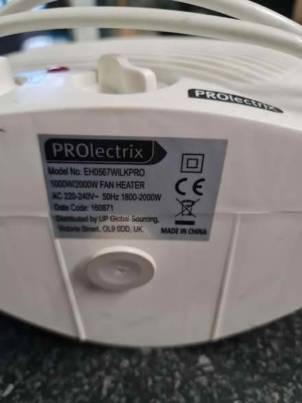 Photo of free Fan heater (Warden Hill GL51) #2