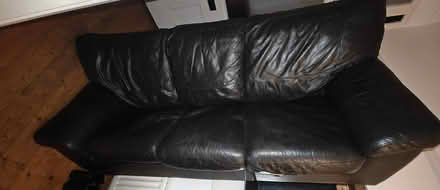 Photo of free Black Leather sofabed (Southport PR8) #2