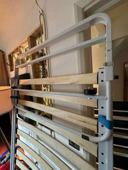 Photo of free Single bedframe w folding legs (Linslade) #2