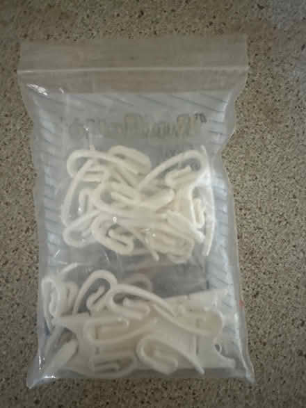 Photo of free Curtain hooks and cord tiedies (HP16) #2