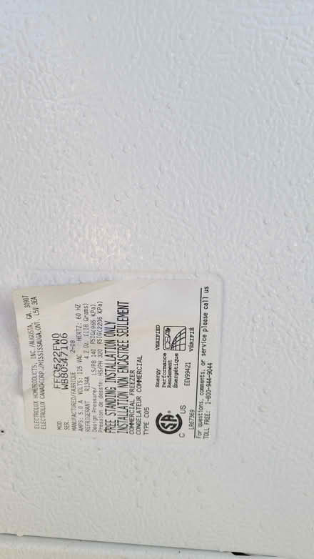Photo of free Chest Freezer (Cape St. Claire) #2