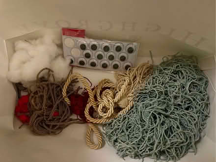 Photo of free Assorted fabric and ribbon pieces (Sheet GU31) #2