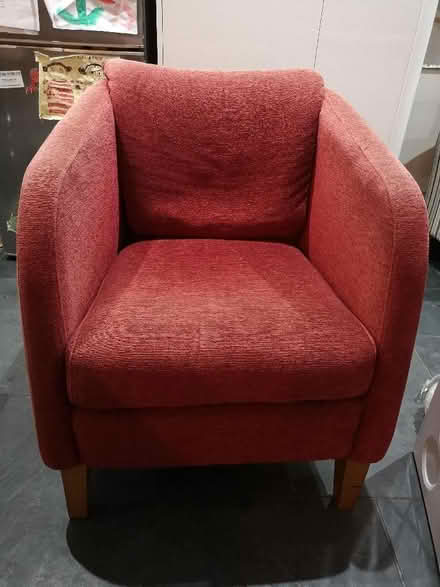Photo of free Red tub chair (Downley HP13) #1