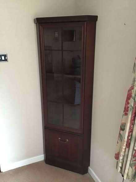 Photo of free G Plan mahogany corner unit. (Great Asby CA16) #1
