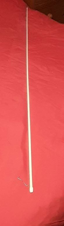 Photo of free Extending net curtain rail, including hooks - 180 to 320cms (Bernards Heath AL1) #1