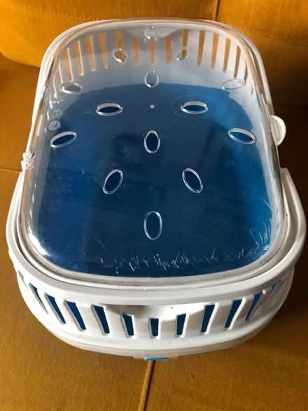 Photo of free Small blue and white pet carrier (Becontree RM8) #3