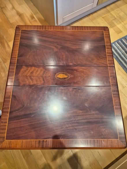 Photo of free Small foldable antique table (Yeadon LS19) #1