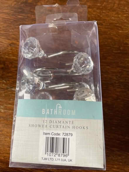 Photo of free Shower curtain hooks (Whalley BB7) #1