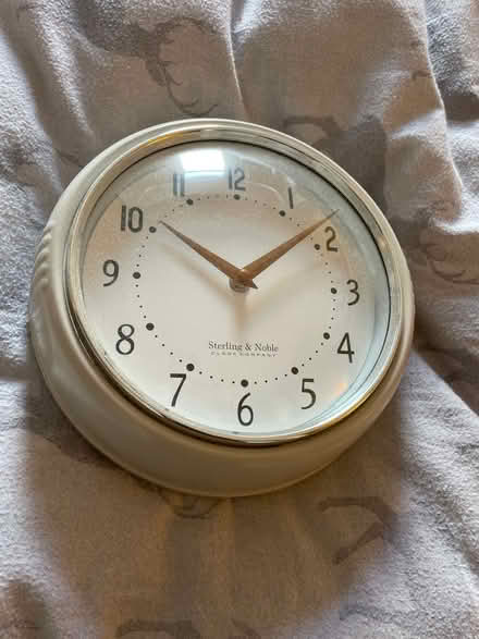Photo of free Wall clock - cream (Eastern Green CV5) #1