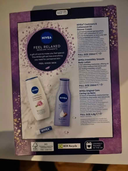 Photo of free Nivea gift set (Aigburth L17) #2