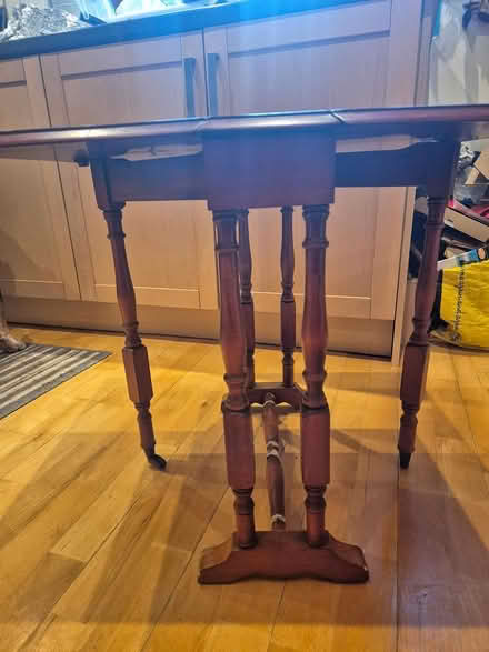 Photo of free Small foldable antique table (Yeadon LS19) #2