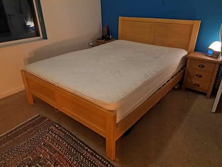 Photo of free Oak bed frame, double (Littlemore, OX4) #1