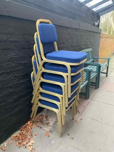Photo of free Stacking dinning chairs x6 (Bidston Hill CH43) #1