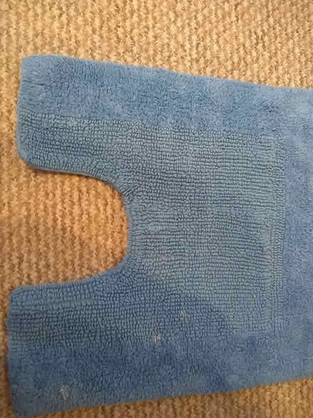 Photo of free Blue Toilet Pedestal Rug (Norwich (5 miles)) #1