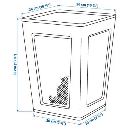 Photo of free Ikea metal bin (N1) #2