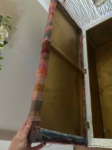 Photo of free Painted wicker ottoman (Kings heath, B14) #2