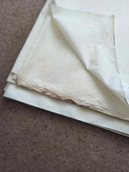 Photo of free Ivory curtain lining fabric (Malvern Link WR14) #2