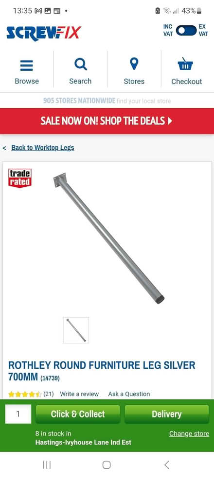 Photo of free Metal Desk/table legs (Aldrington BN3) #3